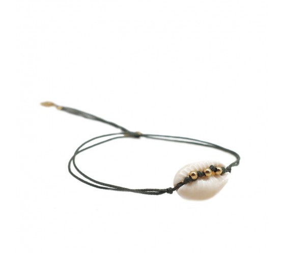 NEW SHELL - BRACELET CAURI ET TROIS...