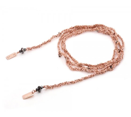 COLLIER N°182 - PINK GOLD / NUDE