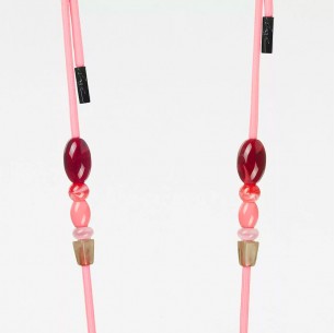 Cordon De Téléphone - Feder - Perles Roses - Bijoux & Accessoires