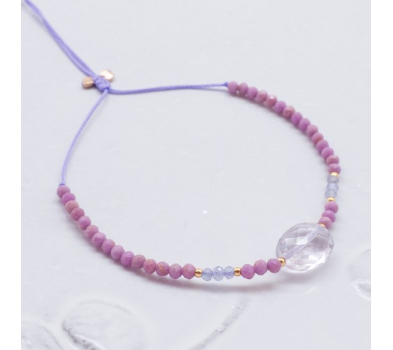 SWEET M - BRACELET AMETHYSTE LIGHT...
