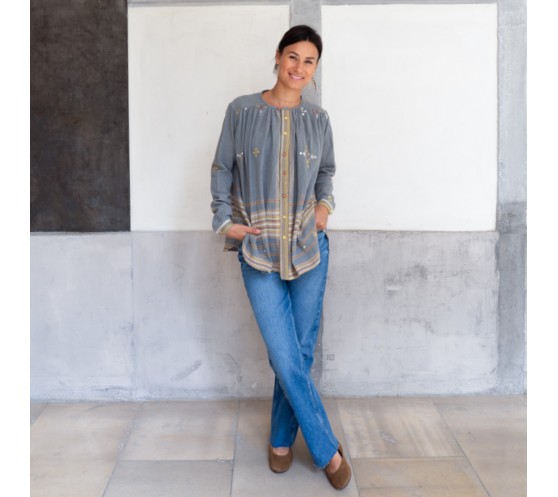 V DE VINSTER - BLOUSE - GRATEFUL -...