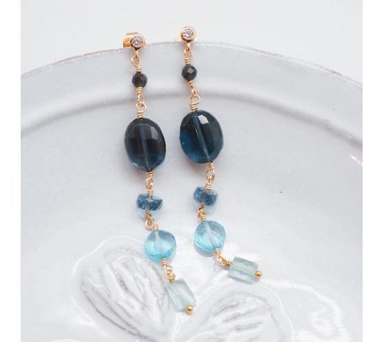 MIAMI - PAIRE DE BOUCLES D'OREILLES...