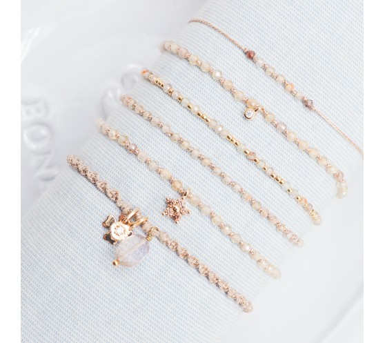 WILLOW - BRACELET FIL COULEUR BEIGE /...