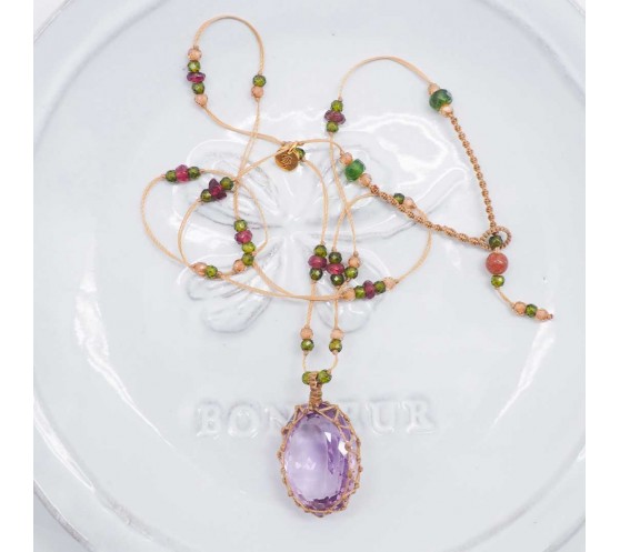 COLLIER TIBETAIN COURT LIGHT...