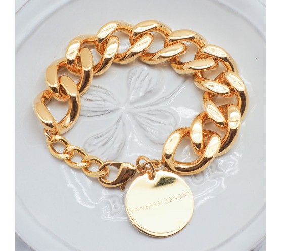 MINI BRACELET FLAT CHAIN - GOLD