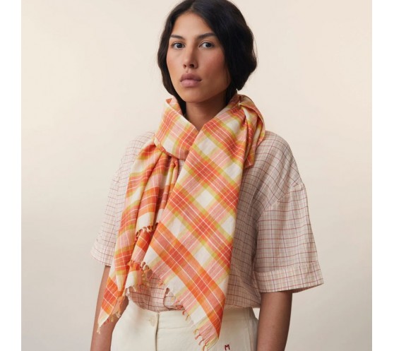 FOULARD EN COTON - 768 - NATURAL