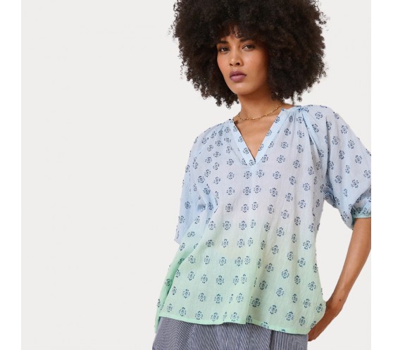 BLOUSE NEROLI - BLEUE