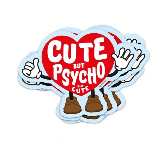 STICKER - CUTE BUT PSYCHO